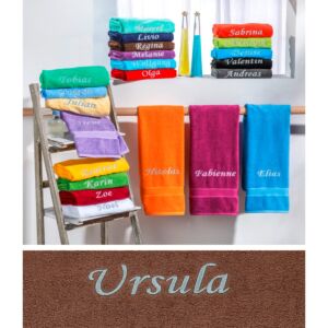 Linge en tissu éponge «Sally» personnalisable