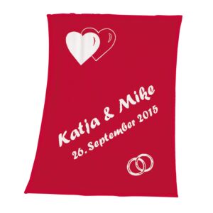 Couverture de mariage «Love» personnalisable