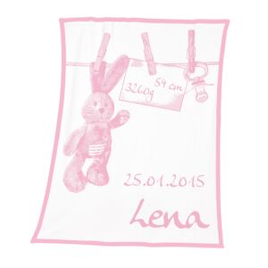 Couverture «Lapin» personnalisable