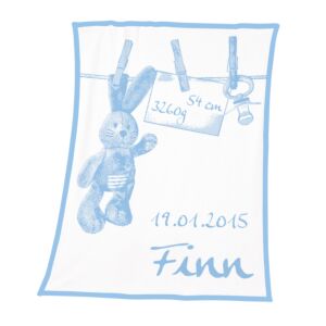 Couverture «Lapin» personnalisable