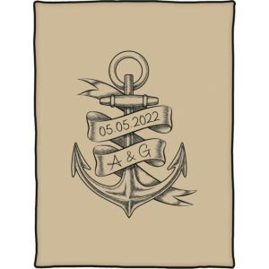 Couverture «Ancre» personnalisable
