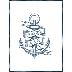 Couverture «Ancre» personnalisable