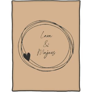 Couverture «Alliances/Cœur»  personnalisable