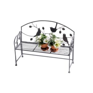 Banc décoratif en métal «Arabesque»