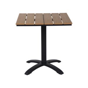 Bistrotisch «Mads» Polywood teak, 70×70 cm