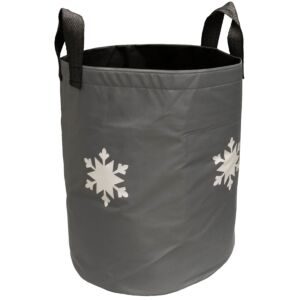 Pot antigel gris avec flocon de neige incl. zip, Ø 45 cm