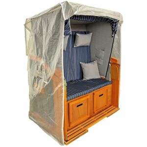 Housse de protection fauteuil-cabine de plage 2 places, «Mer Baltique»