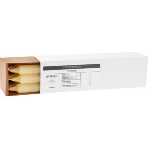 Bougies blanches 17,5 cm, 9 pièces