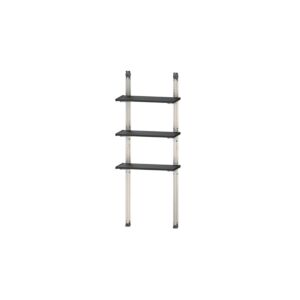 Set d'étagères 70 x 30 cm, 3 étagères 70cm, 6 supports, 2 barres