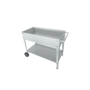 Lit surélevé Urban Planter blanc perle, blanc perle