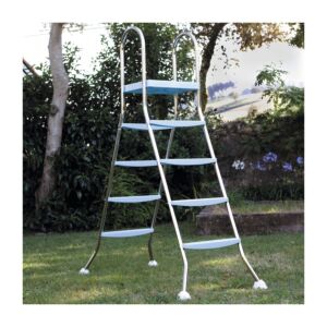 Échelle Inox 2x4+plateforme, H 132 cm