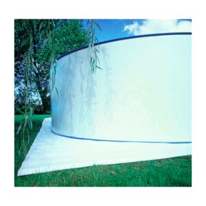 Protection de sol en non-tissé blanc, 450 x 450 cm