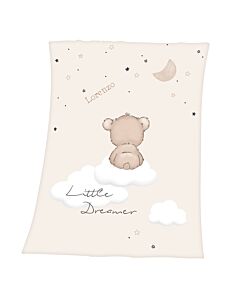 Couverture douillette «Little Dreamer» personnalisée, 75x100 cm