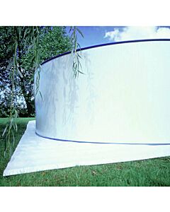 Tapis de sol blanc, 350 x 350 cm