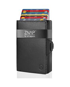 ZNAP Slim Wallet 12 cartes – cuir lisse