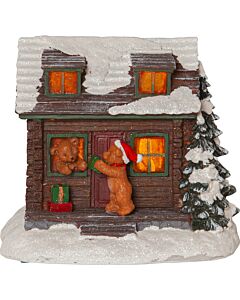 Décoration de Noël «Maison de l'ours»